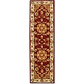 Handmade Traditions Wool and Silk Tabriz Rug (2'3 x 12')