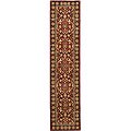 Handmade Persian Court Wool and Silk Rug (2'3 x 10')