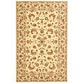 Handmade Persian Court Wool and Silk Rug (5' x 8')