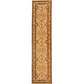 Handmade Legends Wool and Silk Rug (2'3 x 10')