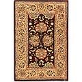 Treasures Handmade Wool/ Silk Rug (2' x 3')