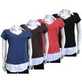 Cozy Women's Plus Size Layered Top