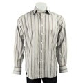 Tailorbyrd Men's Long-sleeve Woven Stripe Shirt
