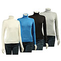 Kersh Women's Long-sleeve Turtleneck Sweater