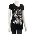 Ed Hardy Women's 'World Tour 58' Flocked T-shirt