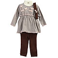 Minibasix Infant Girl's 3-piece Dress Outfit