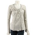 Living Planet Women's Twisted Neck Stripe Sweater