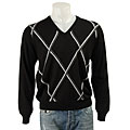 Toscano Men's Stacked Racker V-neck Sweater