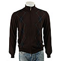 Toscano Men's Downhill Argyle Full-zip Cardigan