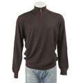 Toscano Men's Zip Mock Sweater