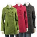 BB Dakota Women's 'Florrie' Long Plush Jacket