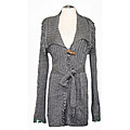 Alexis Rose Women's Grey Knit Sweater
