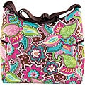 OiOi Spring Floral Bouquet Hobo Diaper Bag