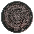 Lacquer and Silver Decorative Platter