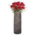 Black Lacquer and Eggshell Vase