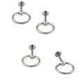 Labret with Slave Gem Ball Body Jewelry