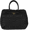 Prada Medium Woven Nylon Tote Bag