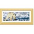 Gerry Ellis Walking on the Ice-Pack Framed Art Print