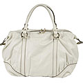 Gucci Horseshoe Leather Boston Handbag