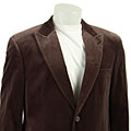 Haspel Men's Norwood Brown Velvet 2-button Blazer