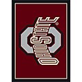 Ohio State University Red Area Rug (3'10 x 5'4)