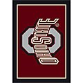 Red and Grey Ohio State Nylon Rug (2'8 x 3'10)