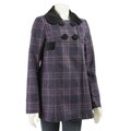 BB Dakota Women's Rania Heavy Keara Plaid Coat