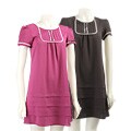 BB Dakota Women's 'Kolina' Crepe Babydoll Dress