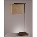 Contemporary Beige Linen Table Lamp