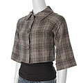 Have Brand Women's Plaid Three-button Jacket