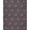 Hand-hooked Floral Damask Rug (5' x 8')