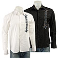 Do Denim Men's Textured Woven Long-sleeve Shirt