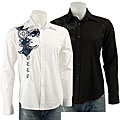 Do Denim Men's Long-sleeve Woven Embroidered Shirt