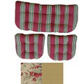 Outdoor Settee Cushions (Set of 3)