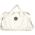 Gucci 'Hysteria' Large White Leather Zip Top Bag