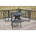 Monte Carlo 5-peice Black Dining Set