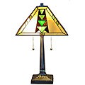 Tiffany-style Navajo Mission Table Lamp