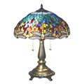 Tiffany-style Yellow Dragonfly Table Lamp