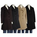 Larry Levine Women's Button-front Wool Coat