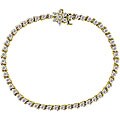10k Yellow Gold 2ct TDW Diamond Tennis Bracelet (G-J, I1-I2)