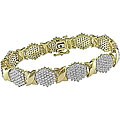 10k Yellow Gold 5ct TDW Diamond Bracelet (I-J, I2-I3)