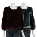 Live A Little Women's Velvet Cropped Jacket