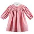 Petit Ami Newborn Girl's Pink Checkered Dress