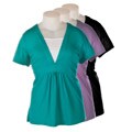 Jason Maxwell Women's Plus-size V-neck Blouse