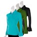 Empathy Women's Polo-style Bell-sleeve Missy Blouse