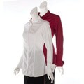 Antilia Femme Women's Shirt with French Trim Cuffs