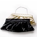 Steve Madden Sparkling Reverse Pleat Clutch