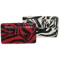 Je Veux Women's Zebra Print Clasp Wallet