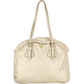 Prada Cream Nappa Leather Medium Shopping Bag