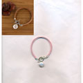 Coin Pearl Charm LeatherToggle Bracelet (USA)